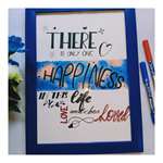 Calligraphy Creators -There Is Only One Happiness -Handmade Without Frame